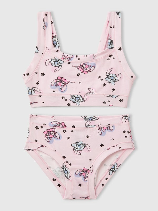 Conjunto top e slip Lilo & Stitch ©Disney Menina