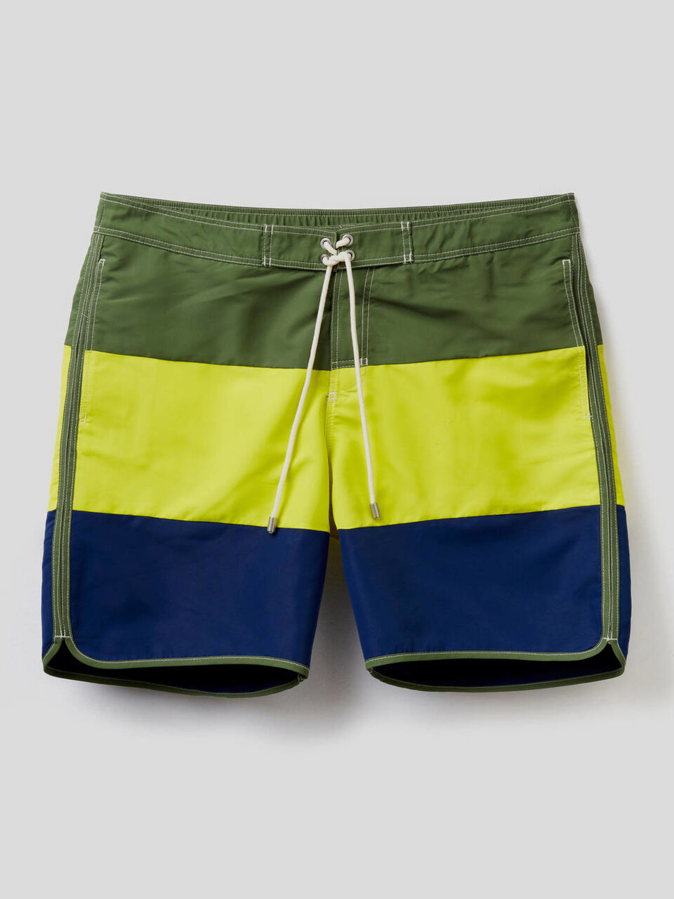 Fato de banho boxer color block image number 1