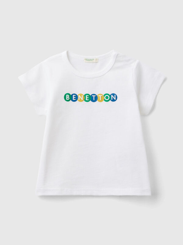 T-shirt em algodão orgânico Recém-nascido