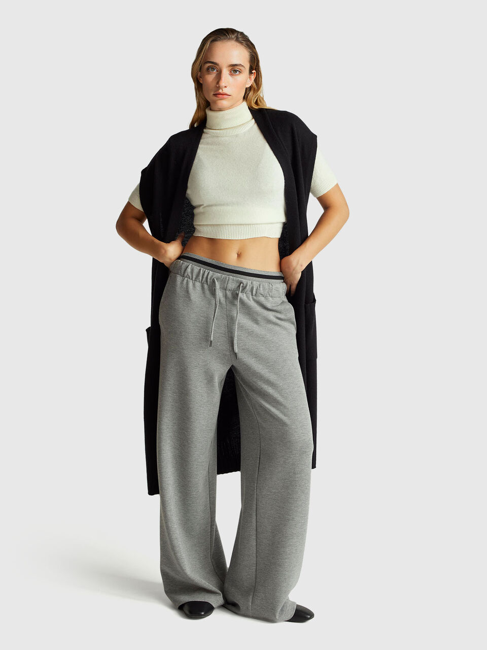 TURTLE NECK SWEATER Mulher image number null