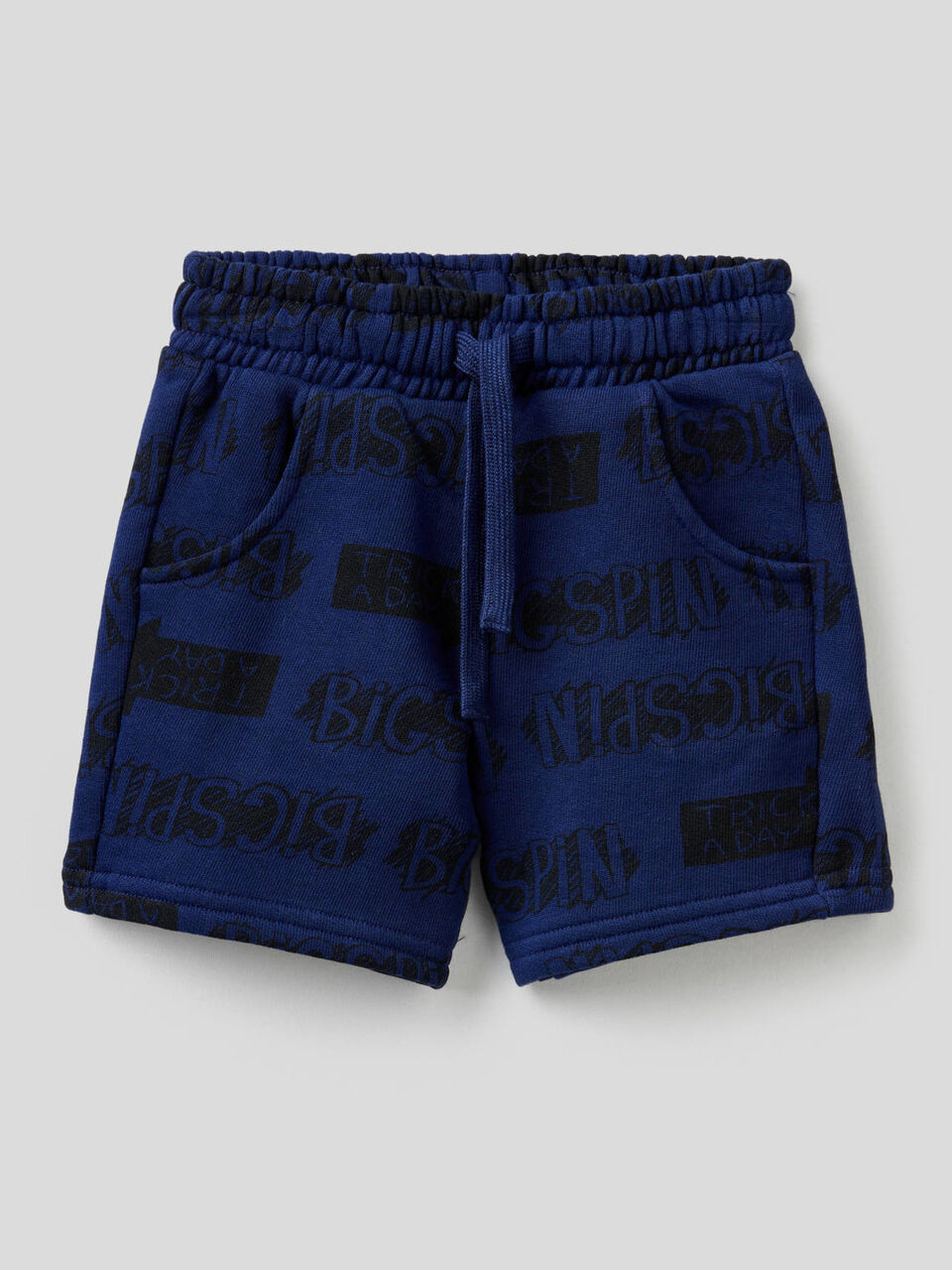Bermudas em felpo de 100% algodão image number 1