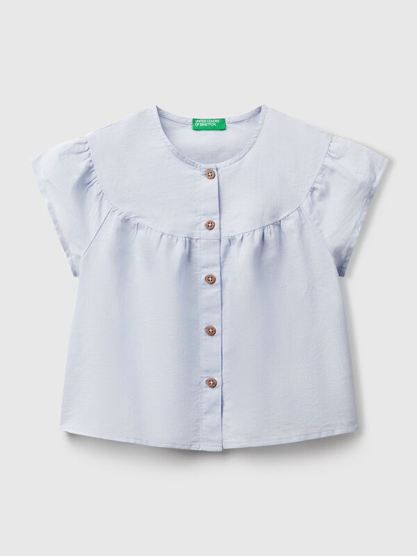Blusa em mistura linho Menina