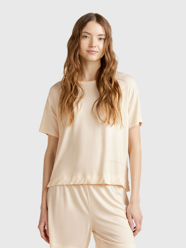 T-shirt em Modal stretch Mulher