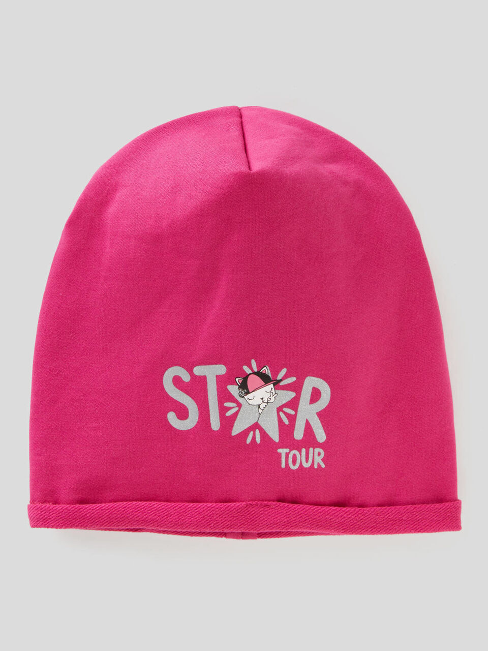 Gorro reversível em algodão stretch image number 1