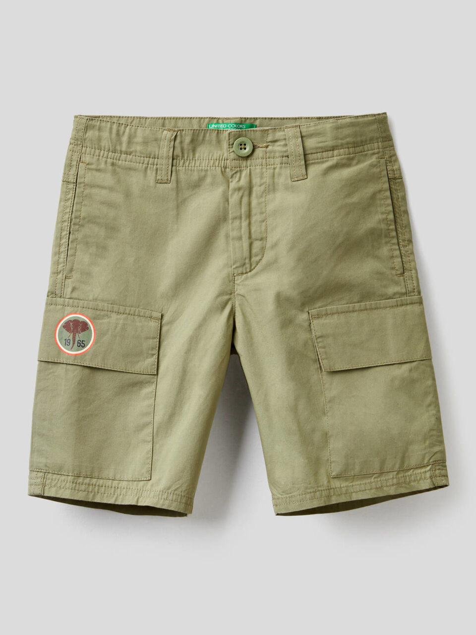 Bermudas cargo 100% algodão image number 1