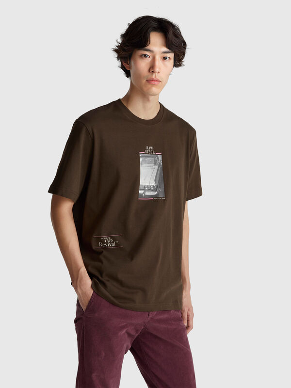 T-shirt relaxed fit Homem