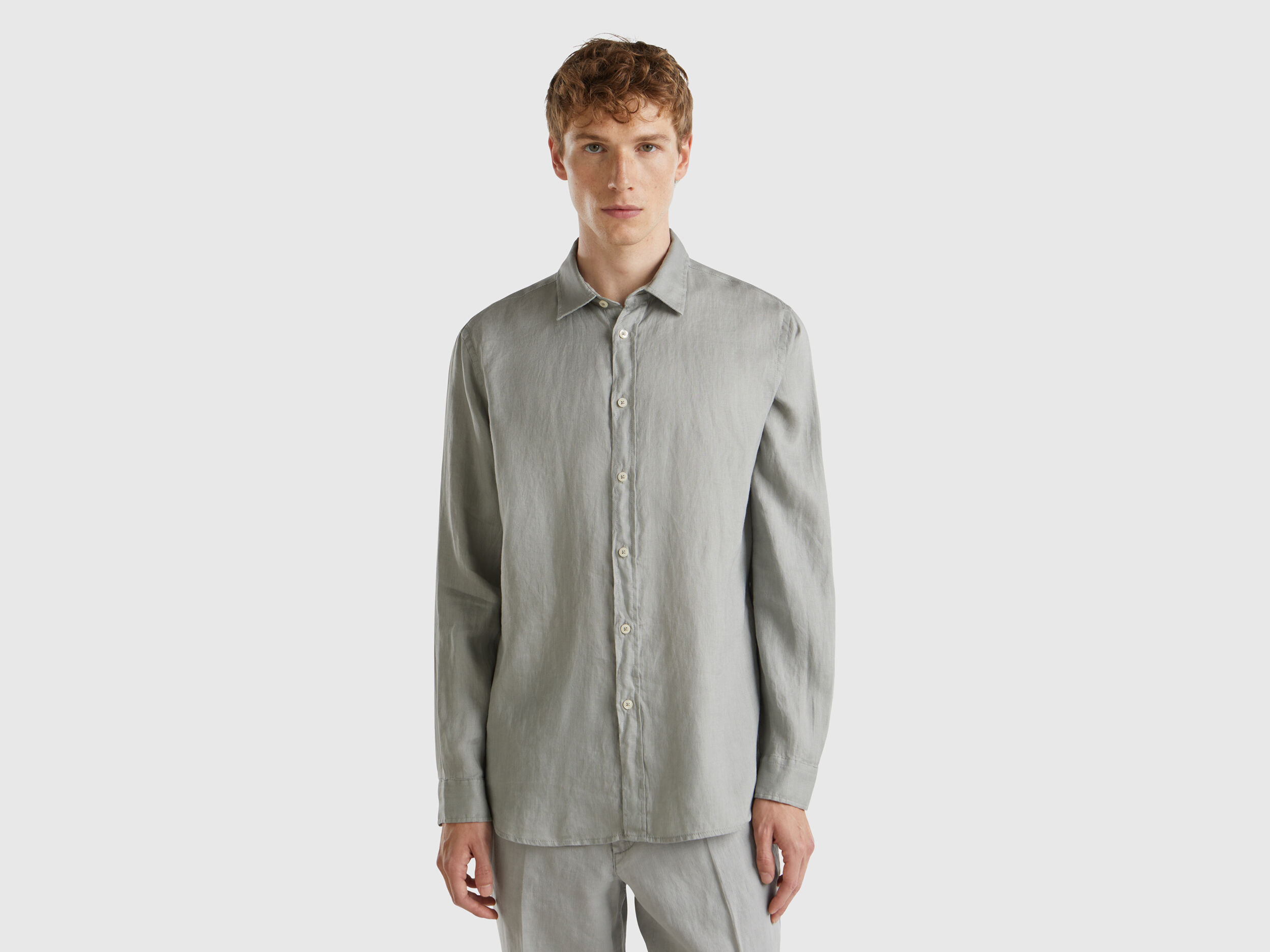 Camicia lino benetton online