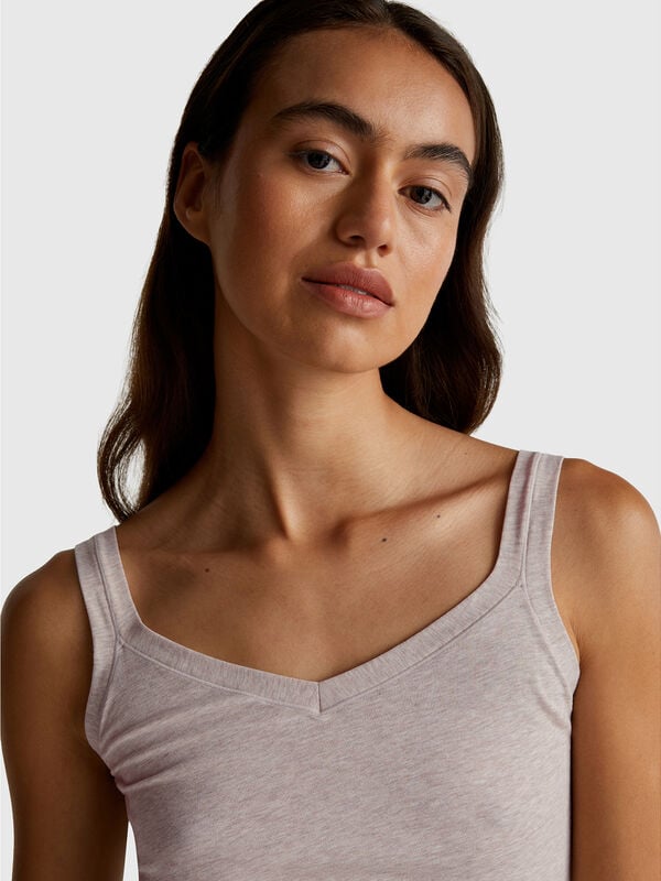 Top em algodão super stretch Mulher