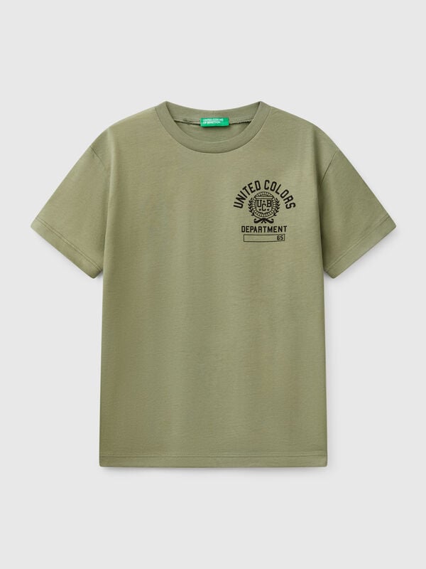 T-shirt de manga curta 100% algodão Menino