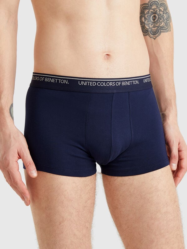 Boxers ajustados em algodão  Homem