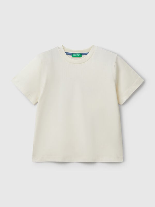 T-shirt de gola redonda com estampa Menino