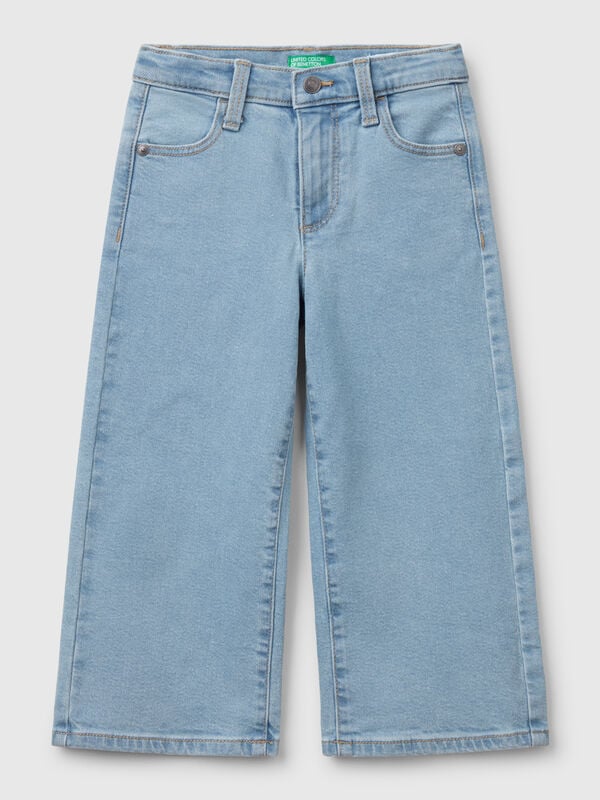 Jeans em algodão misto  Menina