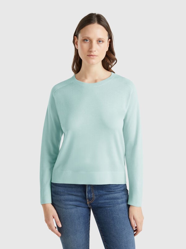 Camisola em pura lã Merino Mulher