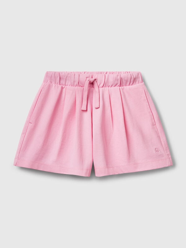 Shorts em algodão puro Menina