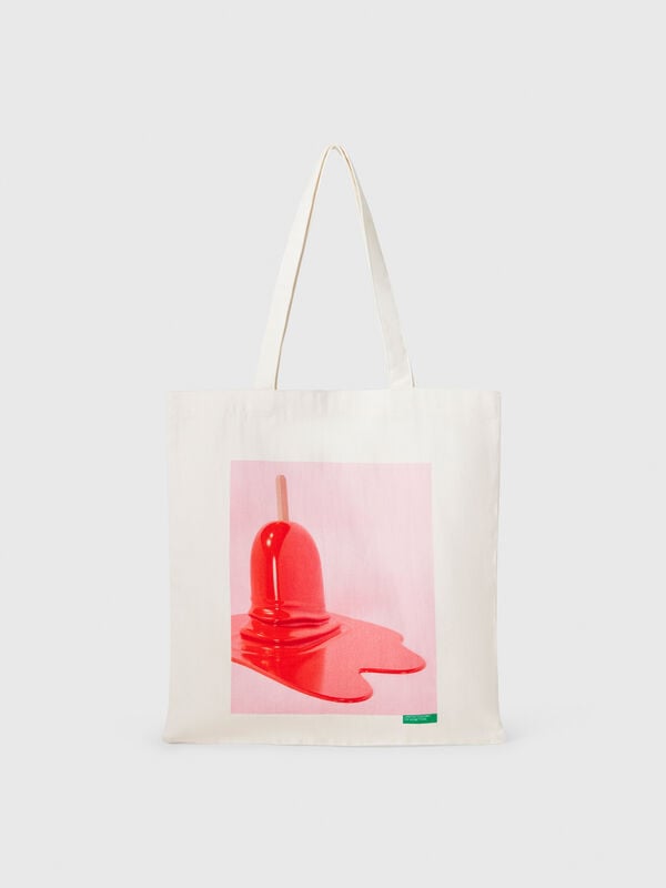 Tote bag com estampa de gelados Mulher