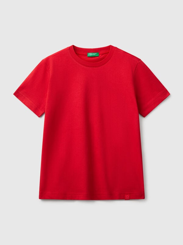 T-shirt de manga curta em algodão Menino