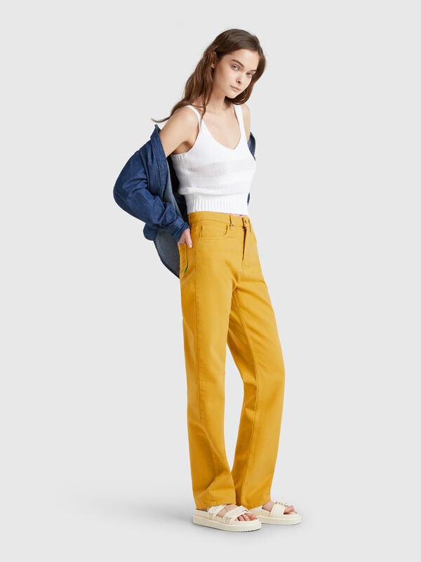 Jeans straight Mulher