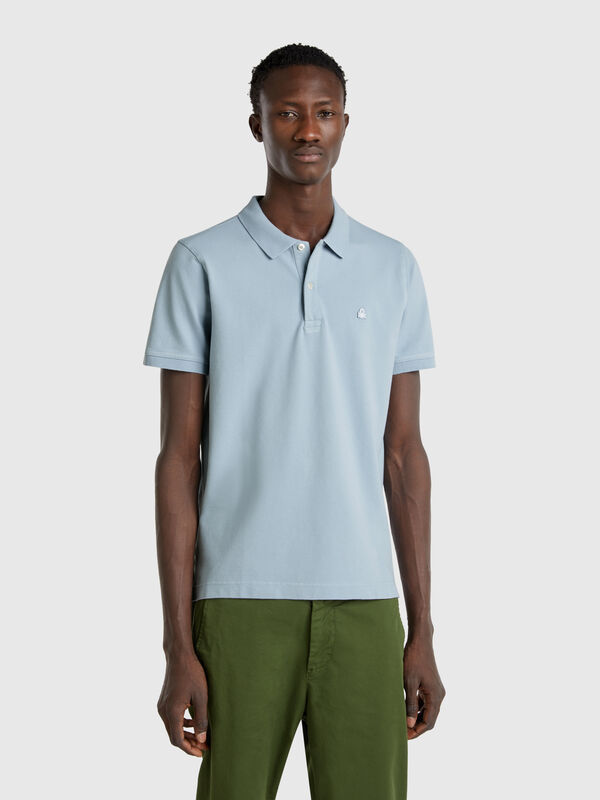 Polo folha de açúcar slim fit Homem
