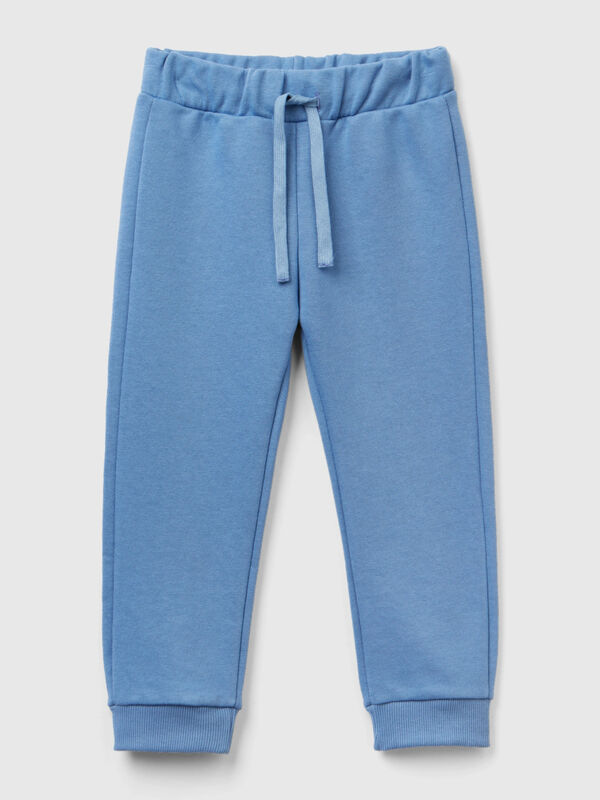 Joggers em felpo com cordão de ajuste