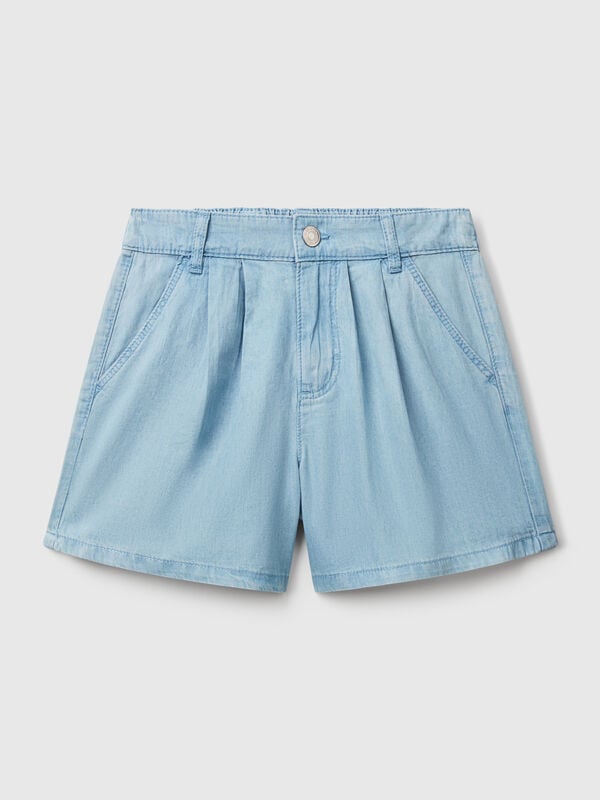 Bermudas em chambray Menina