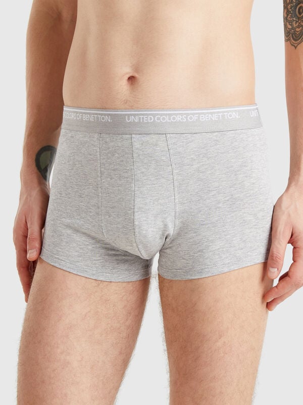 Boxers ajustados em algodão  Homem