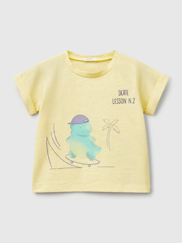Camiseta com estampa Recém-nascido
