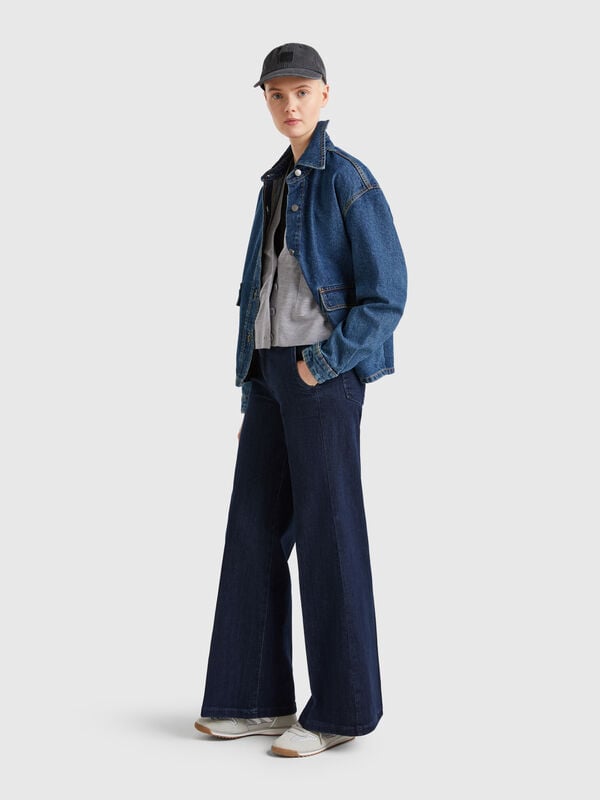 Jeans wide fit Mulher