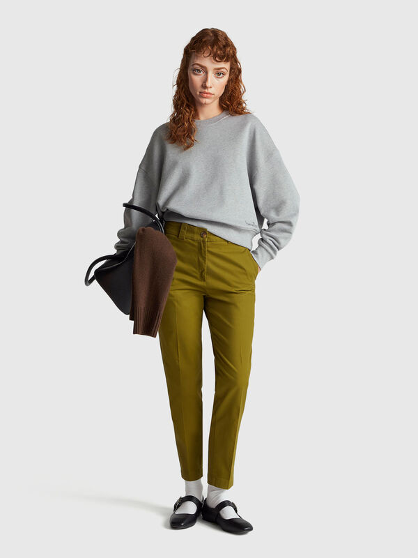 Calças slim fit Mulher