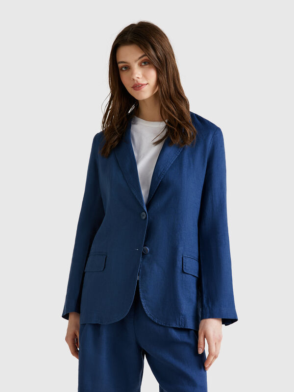 Blazer em linho puro Mulher