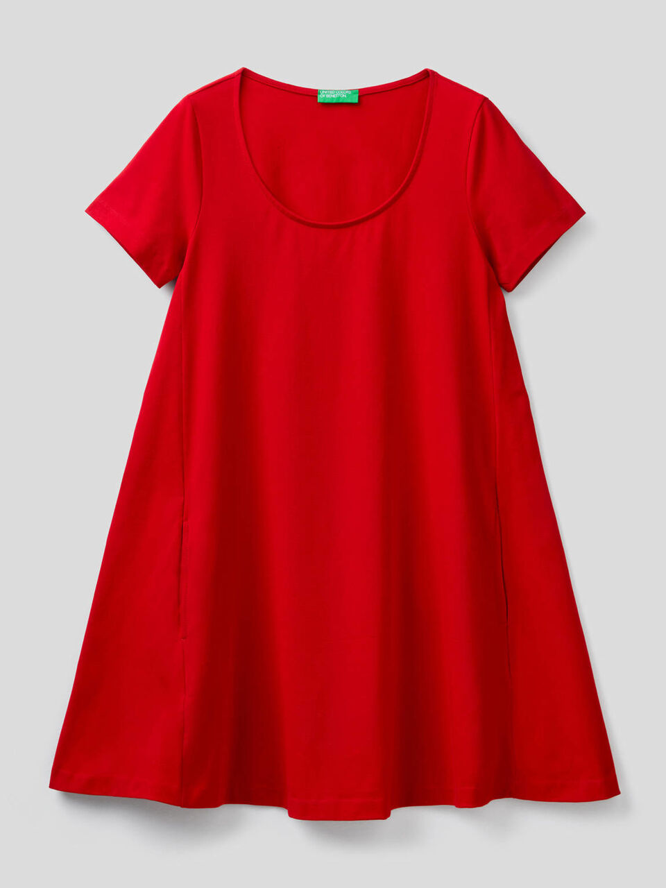 Vestido em algodão stretch image number 1