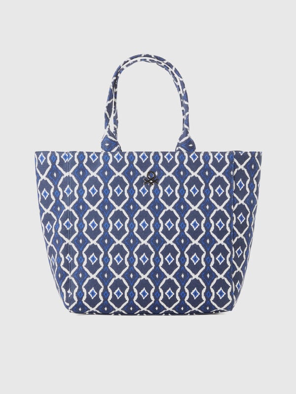 Tote bag com padrão geométrico Mulher