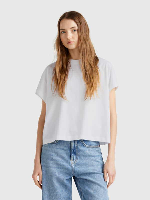 T-shirt com manga kimono Mulher