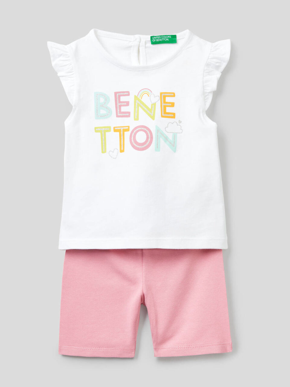 Conjunto t-shirt e bermudas image number 1