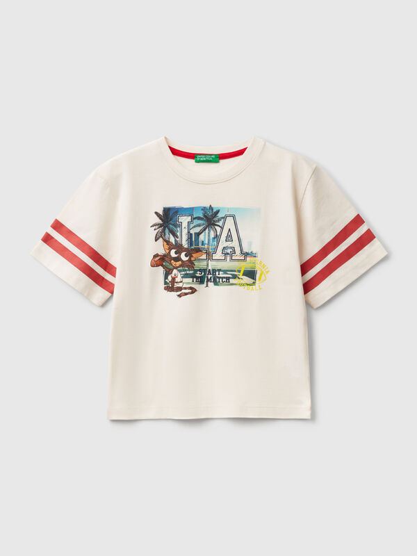 T-shirt over fit com estampado fotográfico Menino