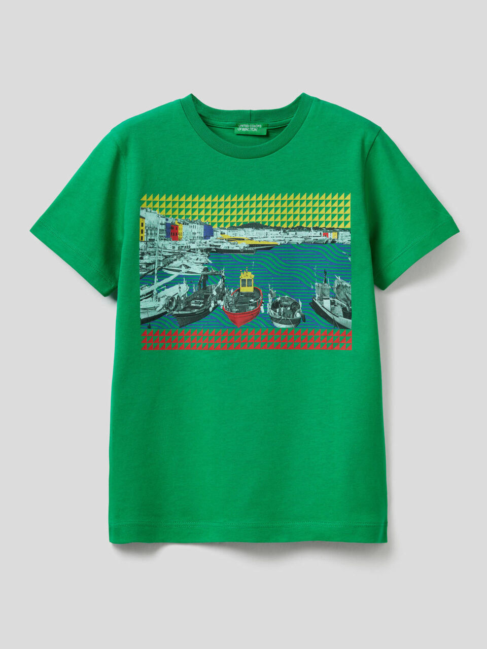 T-shirt com estampa de paisagem image number null