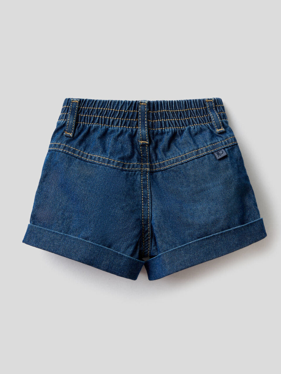 Calções em denim 100% algodão image number 2