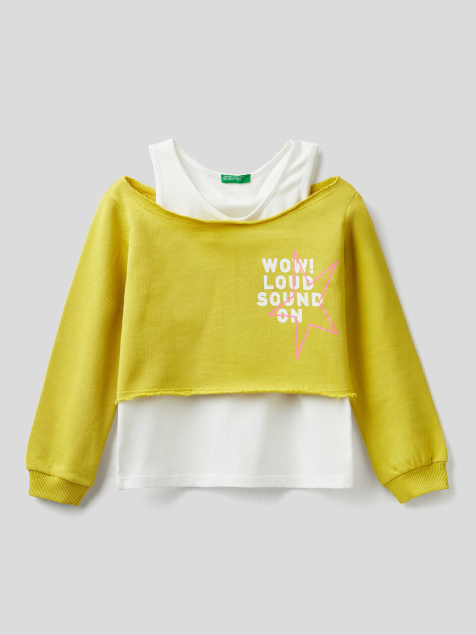 Sweat camada dupla com top image number 1