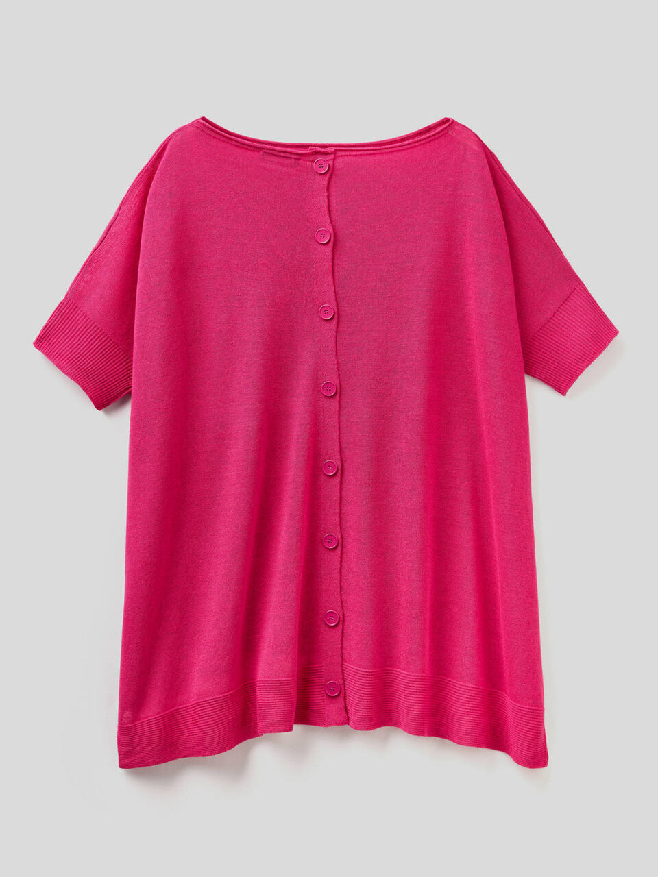 Camisola oversized de manga curta image number 2