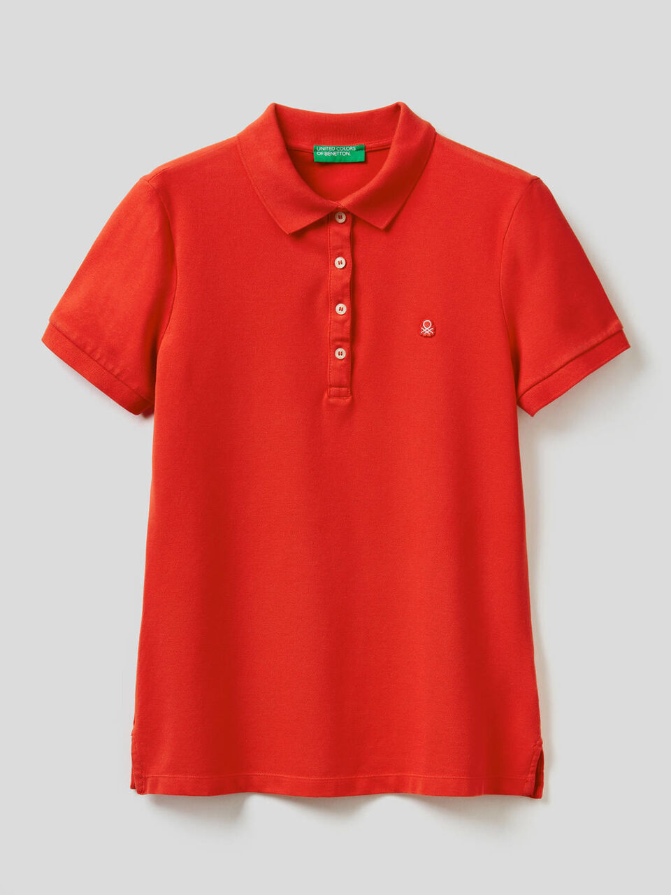 Polo em algodão stretch image number 1