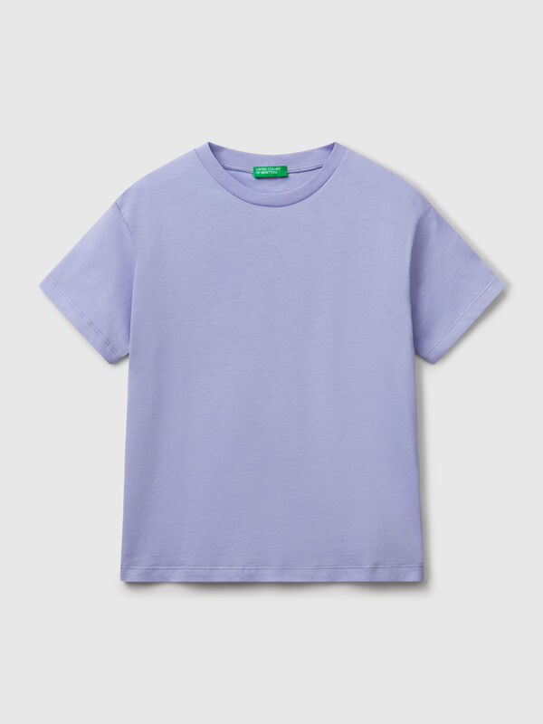 T-shirt em algodão com estampa Menino