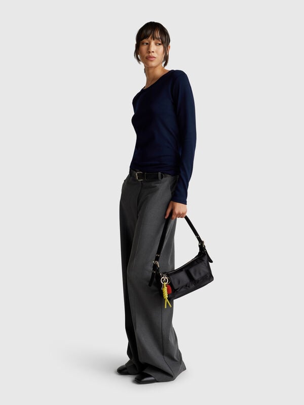 T-shirt de manga comprida 100% algod&atilde;o Mulher