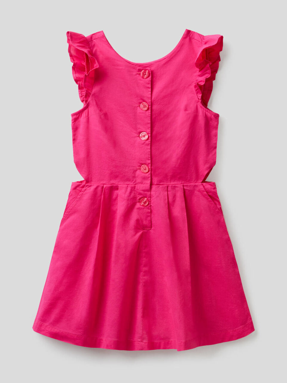 Vestido evasé em 100% algodão image number null