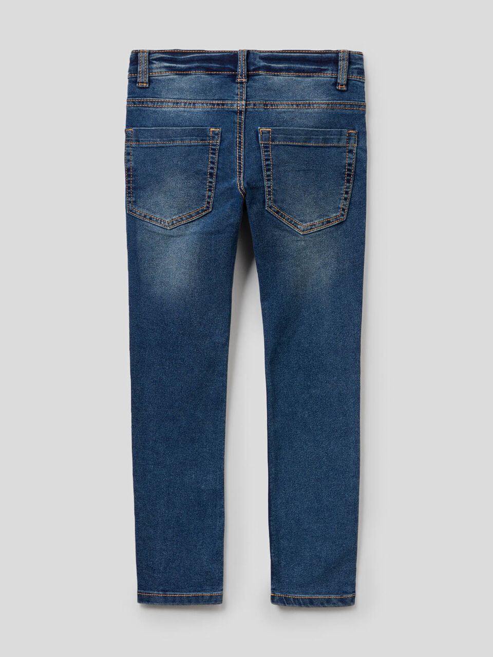 Jeans skinny fit efeito vintage image number 2