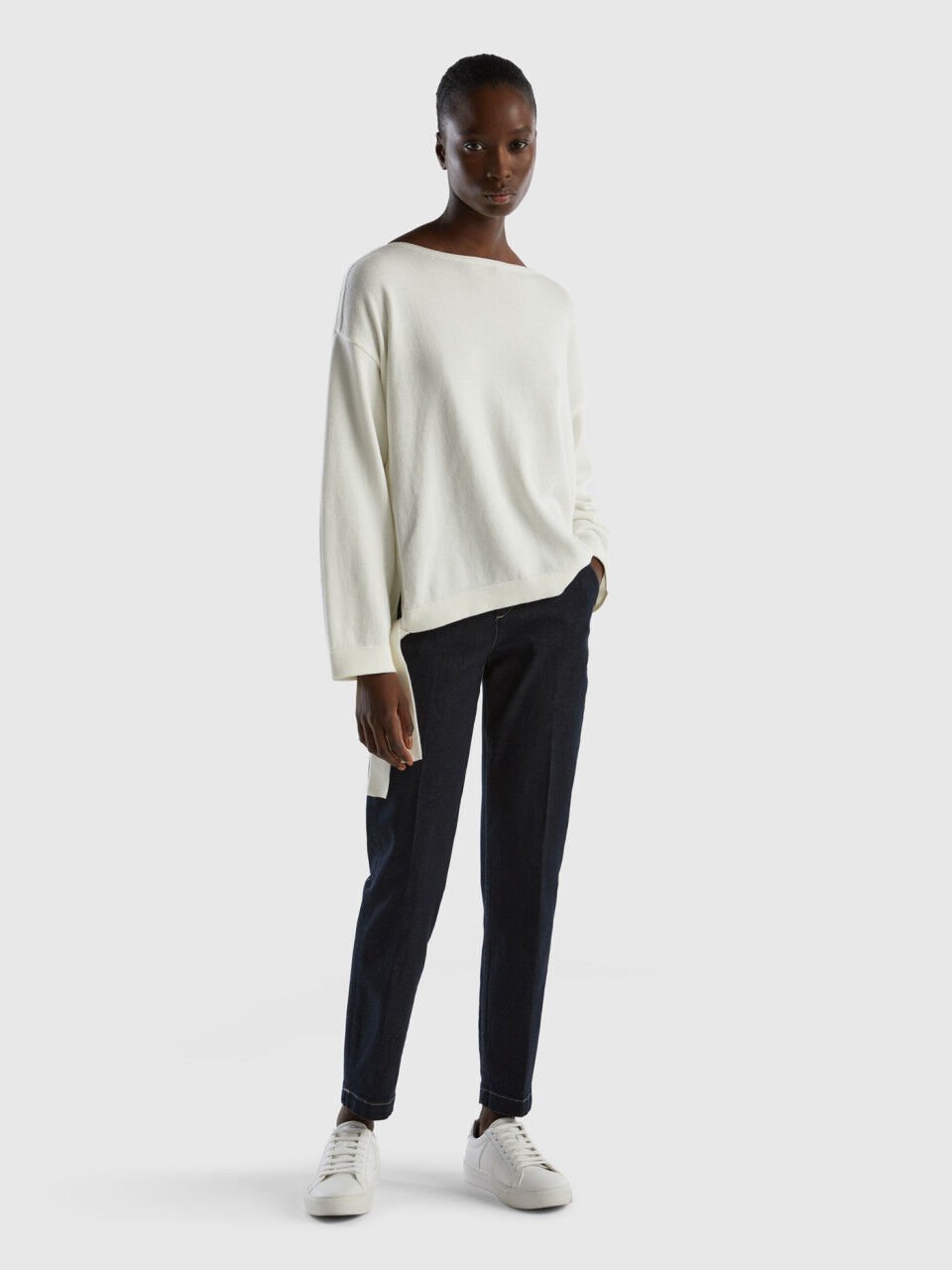 Chinos slim fit em denim