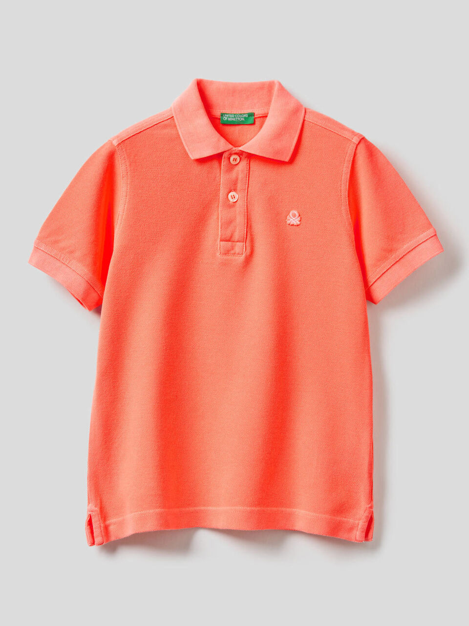 Polo fluorescente em algodão puro image number 1