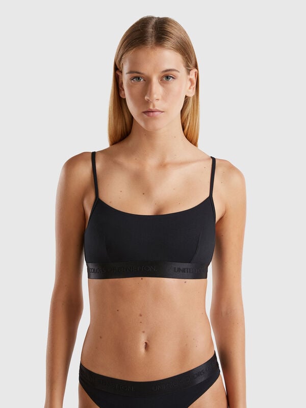 Brassiere em algodão stretch Mulher
