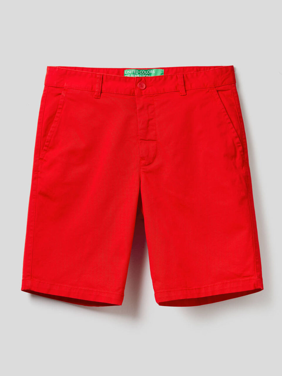 Bermudas chino em algodão stretch image number 1