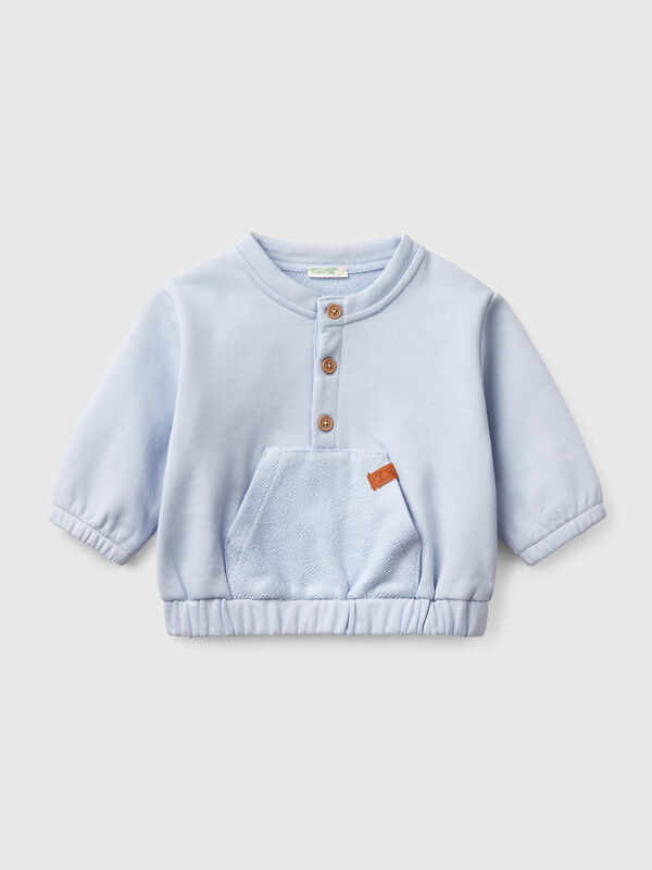 Sweat com bolso 100% algodão Recém-nascido