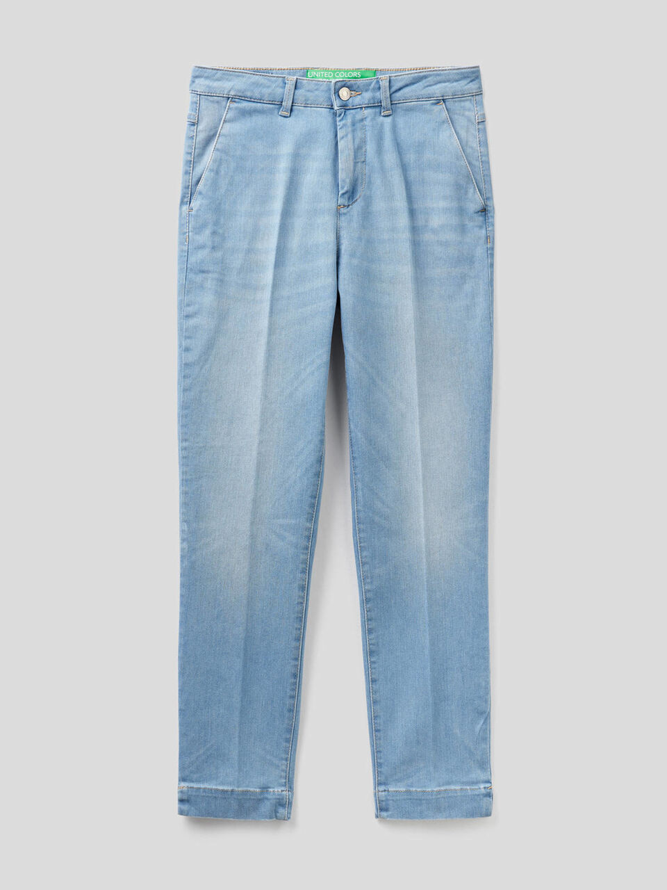 Chinos slim fit em denim image number 1