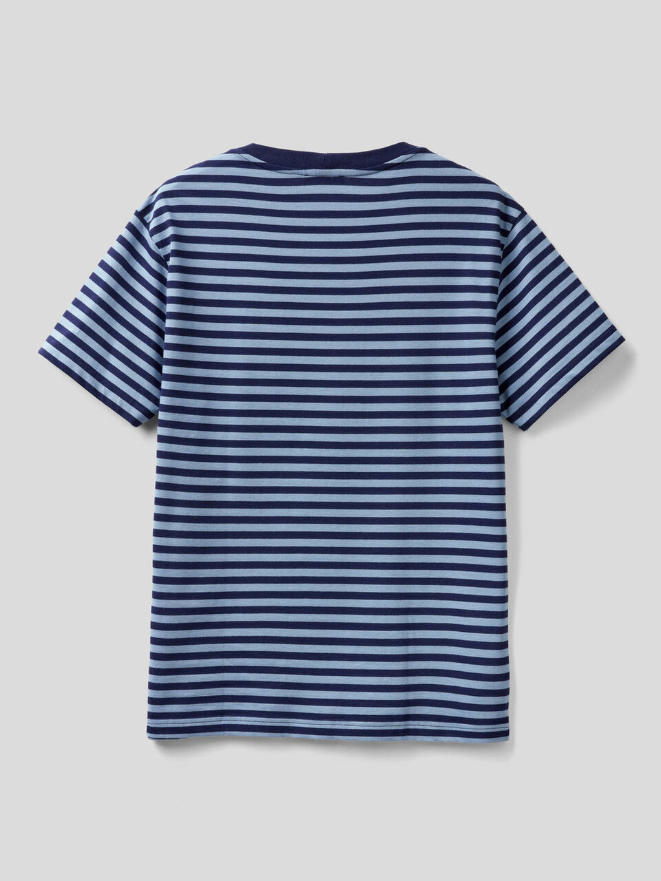 T-shirt às riscas 100% algodão orgânico image number 2